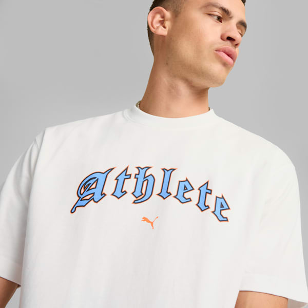 Playera GRAPHICS "Athlete" para hombre, PUMA White, extralarge